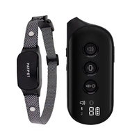 Collier de dressage de chien humain avec télécommande LED numérique sans fil de contrôle de 1000 pieds sans choc nocif 3 modes plastique et matériau PC