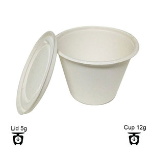 500ml ecológico desechable Biodegradable <span class=keywords><strong>de</strong></span> <span class=keywords><strong>caña</strong></span> <span class=keywords><strong>de</strong></span> azúcar <span class=keywords><strong>de</strong></span> la Copa - Product Image 4