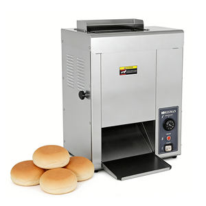 Machine à réchauffer et à cuire les hamburgers avec bande transporteuse antiadhésive et fonctionnement fluide pour des pains grillés conséquents et délicieux - Product Image 2