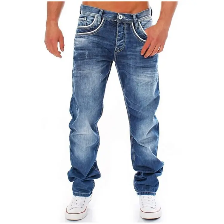 2023 Spring Jeans Men's Loose Fashion Brand ins Vintage Large Pants Spring and Autumn Fashion Korean Versatile Pants