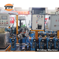 Machine de fabrication de tuyaux à double moteur à économie d'énergie, soudée au laser, diamètre personnalisé YXH, entièrement automatisée, pour tubes carrés