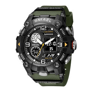Montres de sport numériques à quartz <span class=keywords><strong>SMAEL</strong></span> 8055, design tendance populaire pour hommes, <span class=keywords><strong>montre</strong></span> numérique à quartz, <span class=keywords><strong>montre</strong></span> de sport de luxe pour l'extérieur - Product Image 2