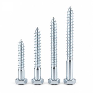 Vis autotaraudeuses à tête hexagonale en acier au carbone zingué DIN571 certifiées TUV Saitong Hardware pour solutions d'installation de toiture - Product Image 1