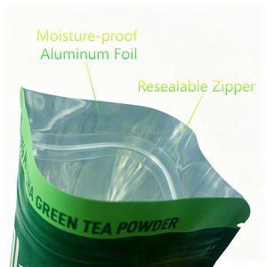 50g 100g Custom Pure Aluminum Foil Food Packaging <b>Bags</b> for Matcha Powder Anti Static PE Inner Layer High Barrier Aseptic Pouch - Product Image 4