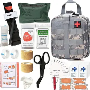 Kit Viện trợ đầu tiên ifak Survival kit tương thích Pouch, khẩn cấp Kit quà tặng cho ngoài trời, cắm trại, săn bắn, đi bộ đường dài động đất, Thiên Tai