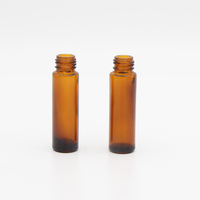 Lot de 400 pièces de bouteilles en verre ambrées avec roulement à bille et bouchon, forme personnalisée, faciles à coller, 2ml, 3ml, 6ml, 8ml, 10ml, 12ml, 20ml