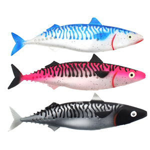 เหยื่อปลอมหนังปลาพีวีซีแบบนิ่มยี่ห้อเฮสเซ่น สำหรับปลาทูน่า มาร์ลิน แซนเดอร์ <span class=keywords><strong>แซลมอน</strong></span> และปลาในน้ำจืด-น้ำเค็ม สำหรับตกปลาในมหาสมุทร แม่น้ำ ทะเลสาบ และตกปลาจากเรือ - Product Image 2