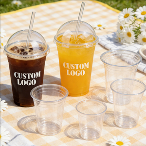 Vaso de Plástico para Postre con Tapa de Cúpula y Pajita, 500ml, 90mm de Diámetro, Impresión UV Starlight, Desechable, para Fiestas de San Valentín - Product Image 5