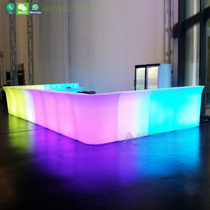 Đèn <span class=keywords><strong>Led</strong></span> Dạng Mô-đun Độc Quyền Quầy <span class=keywords><strong>Bar</strong></span>/Quầy <span class=keywords><strong>Bar</strong></span> Di Động Được Chiếu Sáng/Quầy <span class=keywords><strong>Bar</strong></span> Đồ Nội Thất Bằng Nhựa Pin Lithium Hiện Đại Có Thể Sạc Lại - Product Image 4
