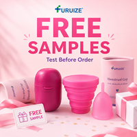 Échantillon gratuit de disque menstruel souple et flexible, 100% silicone médical, réutilisable, disque vaginal pour femmes, emballage personnalisable