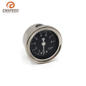 CNSPEED เกจวัดแรงดันน้ำมันเชื้อเพลิง 0-8 กก. ซม.2 แบบอะนาล็อกสแตนเลสสตีลน้ำมันเครื่องยนต์ยานยนต์ใช้เทอร์โบชาร์จเจอร์ - Product Image 4