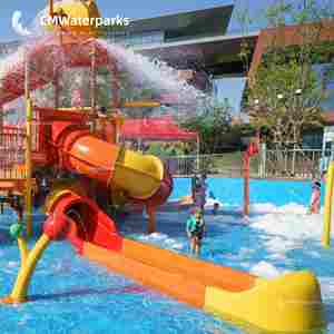 บ้านน้ำไฟเบอร์กลาสสำหรับโรงแรมรีสอร์ทอุปกรณ์สำหรับเด็กเล่นน้ำแบบใหม่ - Product Image 6