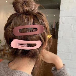 Pinza para el pelo grande minimalista de resina plástica para mujer, uso diario, 13 cm - Product Image 4