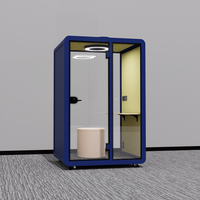 Online-Vorlesungsraum: Modulare Schallschutz-Bürokabine aus Aluminiumlegierung – E-Learning-Pod für Fernunterricht, Meetings, Bürogebäude und Hotels