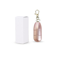 Rouleau absorbant d'huile en pierre volcanique à double extrémité avec porte-clés, outil de beauté portable pour éliminer l'huile du visage, vente en gros, logo personnalisé
