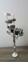 Soutien de fracture de l'articulation de la cheville blessure à la cheville béquille antidérapante et extensible sans soutien de la main aide à la marche assistée béquille de jambe
