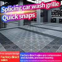 Carreaux de sol durables en plastique PP pour garage garage atelier voiture atelier