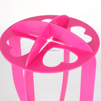 Support en plastique multicolore Tête de perruque pliable et portable pour perruques courtes Perruque en plastique durable pour accessoires d'outils