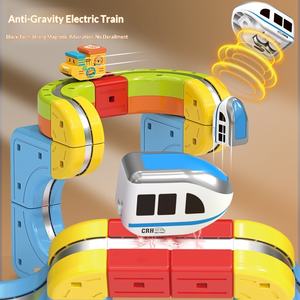 Treno Elettrico Magnetico Variabile 2026, Ferrovia ad Alta Velocità con Binari Stereo 1:5, Kit Educativo in Plastica per Bambini da Assemblare - Product Image 4