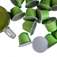 Capsules de Matcha Halal pour Machines à Café OEM 2g Certifiées EAU Dubaï Arabie Saoudite GCC Marque Privée Vente en Gros