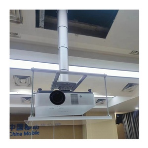 Support de plafond <span class=keywords><strong>motorisé</strong></span> télescopique réglable en hauteur pour projecteur et caméra, idéal pour salles de conférence (1m, 2m, 3m, 4m) - Product Image 1