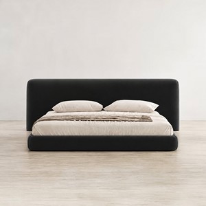 <span class=keywords><strong>Letto</strong></span> <span class=keywords><strong>Matrimoniale</strong></span> Nordico Minimalista <span class=keywords><strong>in</strong></span> <span class=keywords><strong>Velluto</strong></span> Imbottito con Materasso a Compressione, Morbido <span class=keywords><strong>Letto</strong></span> a Piattaforma per Arredamento Domestico e Commerciale - Product Image 5