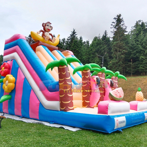 Tobogán inflable gigante con forma de ratón para niños, de calidad comercial, para uso en exteriores, en venta. - Product Image 5
