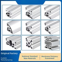Profilé en aluminium industriel standard européen 4040, support de cadre et de profilé en aluminium pour l'assemblage d'équipements