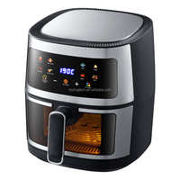Friteuse à air numérique à commande numérique, écran tactile visuel, 5L 6L 8L, multifonction, avec fonction grill, OEM