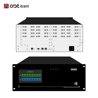 Mezclador de Video Profesional 4K 8x16 sin Interrupciones con Pantalla Táctil de 7 Pulgadas y Control por Interfaz Web para Centro de Comando y Despacho de Datos