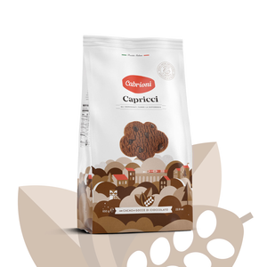 Biscuits sablés italiens Cabrioni Capricci en gros, avec pépites de chocolat au cacao, en sachet pour le petit-déjeuner, 650 g - Product Image 1