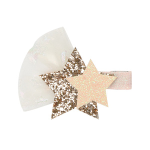 กิ๊บติดผมรูปยูนิคอร์นสำหรับเด็ก, โบว์ผูกผม และเครื่องประดับผมรูปดาว อุปกรณ์ตกแต่งผมสำหรับเด็กทารกแบบใหม่พร้อมกิ๊บติดผม - Product Image 5