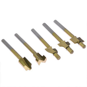 Juego de 10 Brocas HSS para Fresadora de <span class=keywords><strong>Madera</strong></span>, Vástago de 1/8\" (3 mm), Brocas para Carpintería, Recorte, Tallado, para Herramienta Rotatoria <span class=keywords><strong>Dremel</strong></span> - Product Image 2