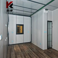Vente en gros usine : Maison conteneur préfabriquée coupe-vent et antirouille 20ft 40ft, pour usage résidentiel et bureaux en camps de construction extérieurs