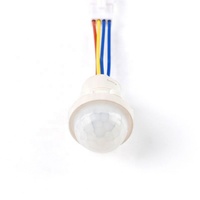 Mini interrupteur de lumière LED intérieur intelligent AC 85-265V avec détecteur de module de capteur infrarouge PIR contrôleur de commutateur de capteur de mouvement humain