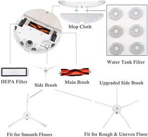 Brosse principale pour Xiaomi Mijia <span class=keywords><strong>Roborock</strong></span> S5 S50 S55 T6 <span class=keywords><strong>T4</strong></span> T61 Mijia S1 E25 pièces d'aspirateur robotique - Product Image 3