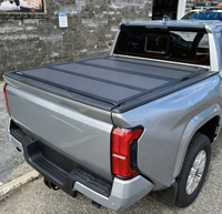 Couverture de benne manuelle en alliage d'aluminium pliable en trois parties de 6 pieds pour Ford F-150 Ranger Toyota Tundra Dodge Ram 1500 Nissan Navara NP300