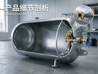 Corrosion d'origine industrielle  Récipient sous pression résistant pour gaz comprimés et liquides chimiques