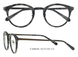 Montures optiques rétro pour femmes certifiées CE en acétate, 4 options de couleurs, lunettes de prescription rondes - Product Image 4