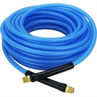 3/8 "1/4'' Polyuréthane Trois Couches Polyester Tressé Tuyau D'air Pas Cher et Flexible Durable Anti-abrasion PU Renforcé Tuyau D'air