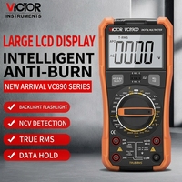 Multimètre numérique True RMS à détection automatique de plage, détection NCV, grand écran LCD rétroéclairé, testeur portable pour électricien, testeur haute précision
