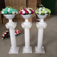 Colonnes de style romain grec, clôture de jardin pour mariage, décorations extérieures, centres de table de mariage, toile de fond pour photographie de fête