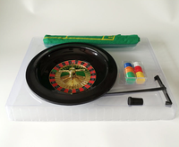Ensemble de jeu de roulette complet avec plateau tournant de 6 pouces, roulette manuelle de haute qualité, casino