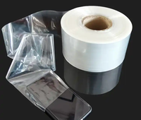 Rouleau de film LDPE transparent 2mil 4mil pour rouleaux de tissu textile, film souple imperméable et anti-poussière avec logo personnalisé