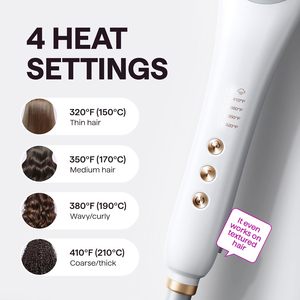 Lisseur à <span class=keywords><strong>vapeur</strong></span> Wavytalk Pro 3 en 1 avec écran LCD nourrissant, réduction des dommages, coiffage plus rapide - Product Image 6
