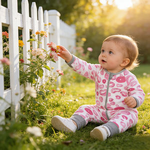 Tutina per Neonati in Cotone, Pagliaccetto a Maniche Lunghe 0-24 <span class=keywords><strong>Mesi</strong></span>, <span class=keywords><strong>Abbigliamento</strong></span> per Bambini con Cerniera a 2 Vie, Body per Neonati Maschi e Femmine - Product Image 4