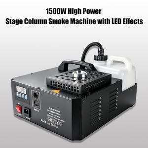 Macchina Professionale per Nebbia e Fumo 1500W DMX512 con <span class=keywords><strong>12</strong></span> LED Verticali, Telecomando RGB, Serbatoio da 3L, per Palcoscenici, Concerti, Teatri ed Eventi - Product Image 2