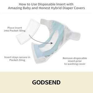 Oem bán buôn dùng một lần bé tã Booster chèn miếng lót tã cho bé tã chèn - Product Image 4