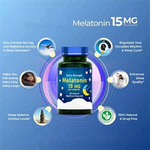 Tabletas personalizadas de fábrica Proveedor de melatonina Suplemento de soporte natural Cápsulas de píldoras de vitamina B para adultos - Product Image 5