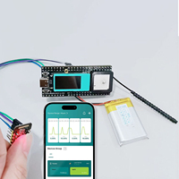 Traceur d'actifs réseau LoRa Meshtastic ESP32 S3FN8 avec Wi-Fi, Bluetooth, GPS et écran LCD 0,96 pouce pour vélo, enfants, animaux de compagnie, voiture